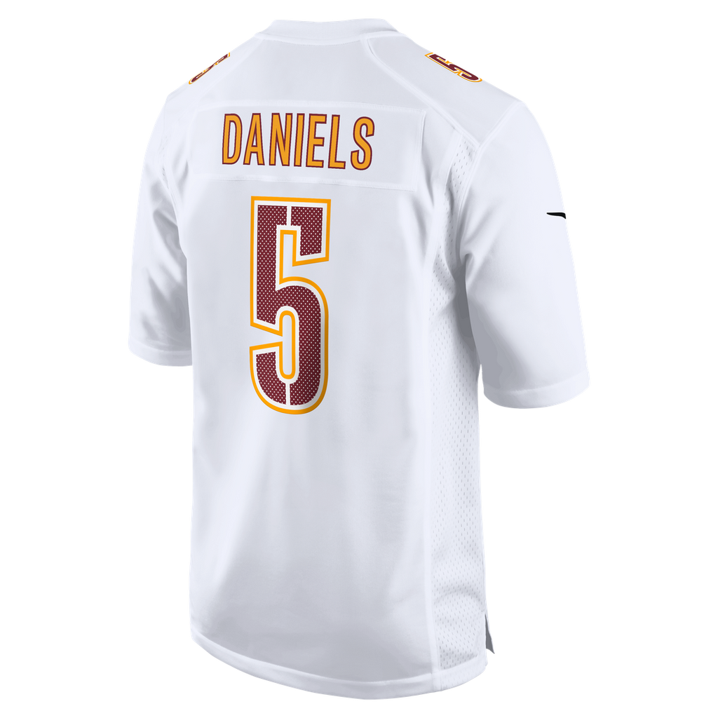 Jayden Daniels Washington Commanders Fashion Jersey - Tundra White