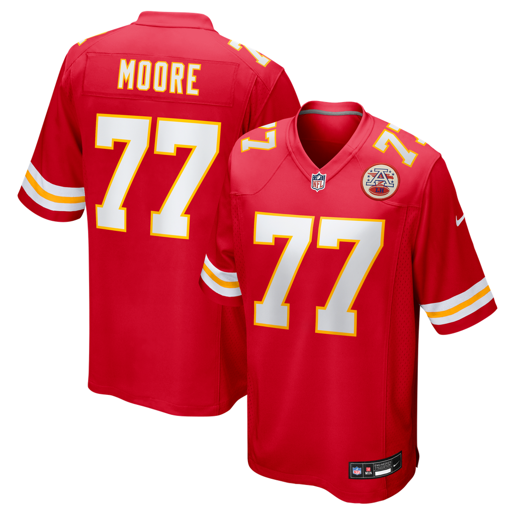 Jaylon Moore Kansas City Chiefs Team Game Jersey - Red