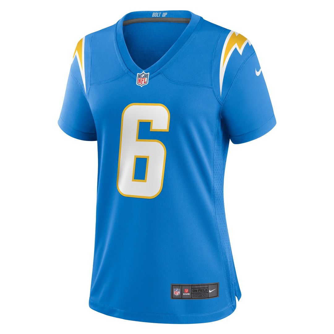Denzel Perryman Los Angeles Chargers Women's Game Jersey - Powder Blue