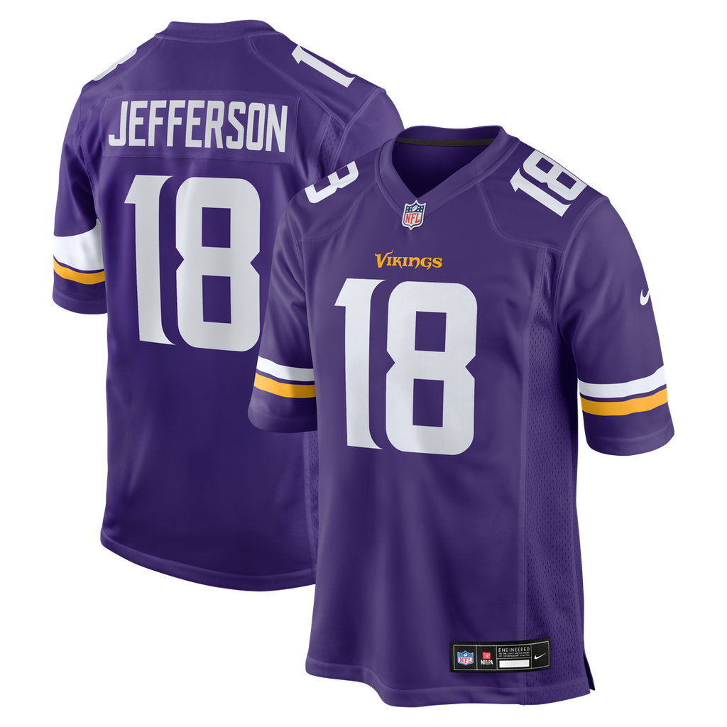 Justin Jefferson Minnesota Vikings Game Player Jersey - White
