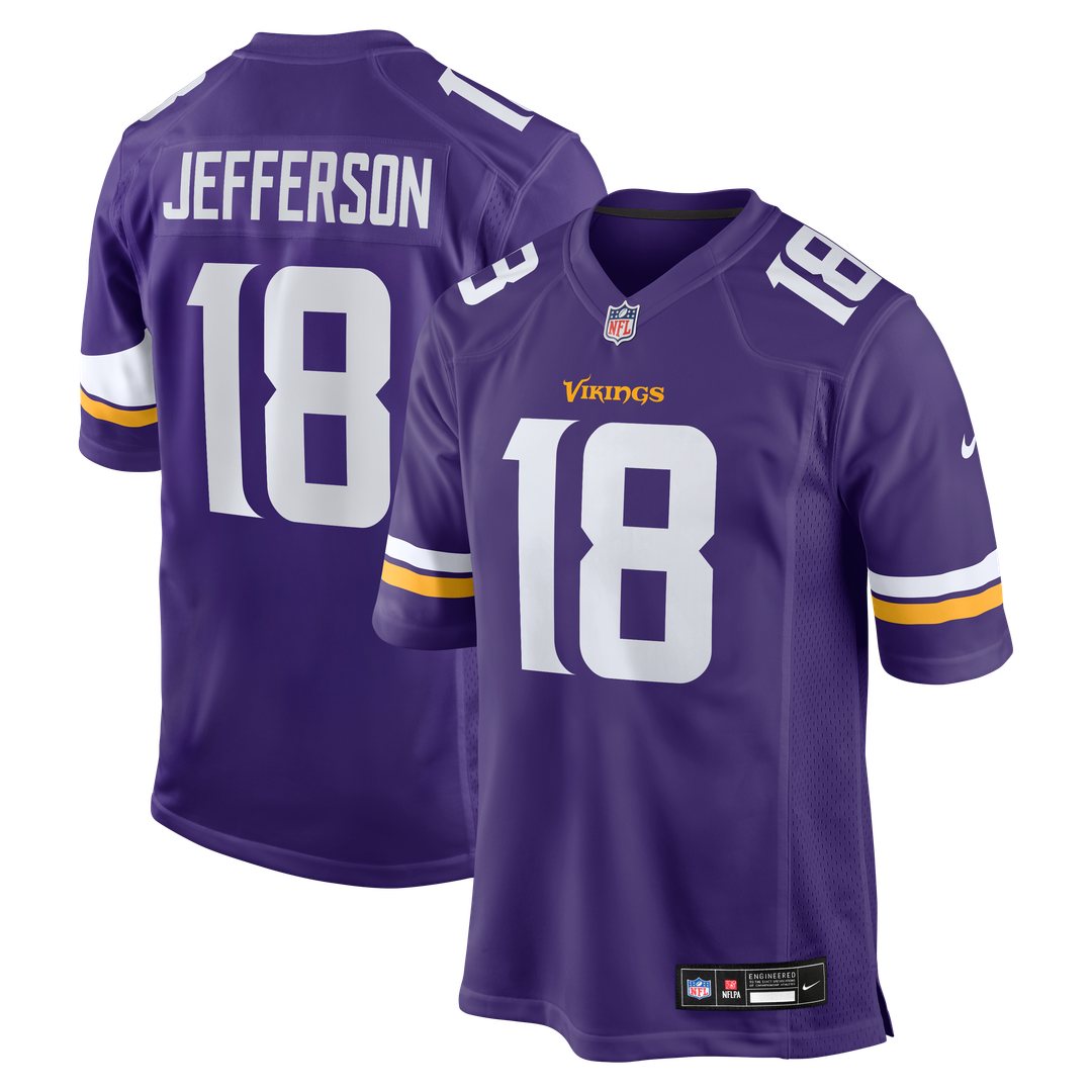 Justin Jefferson Minnesota Vikings Game Player Jersey - White