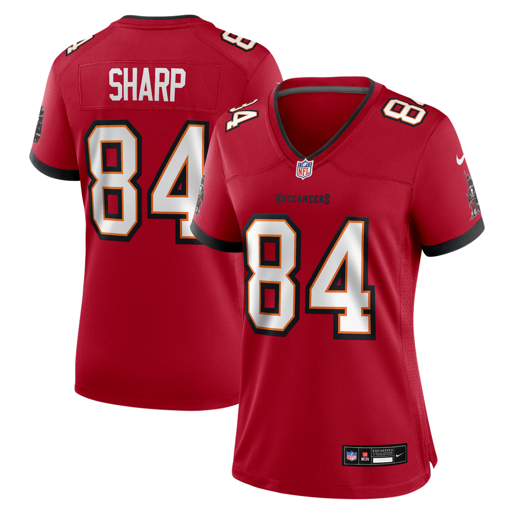 Bauer Sharp Tampa Bay Buccaneers Women's Team Game Jersey - Red
