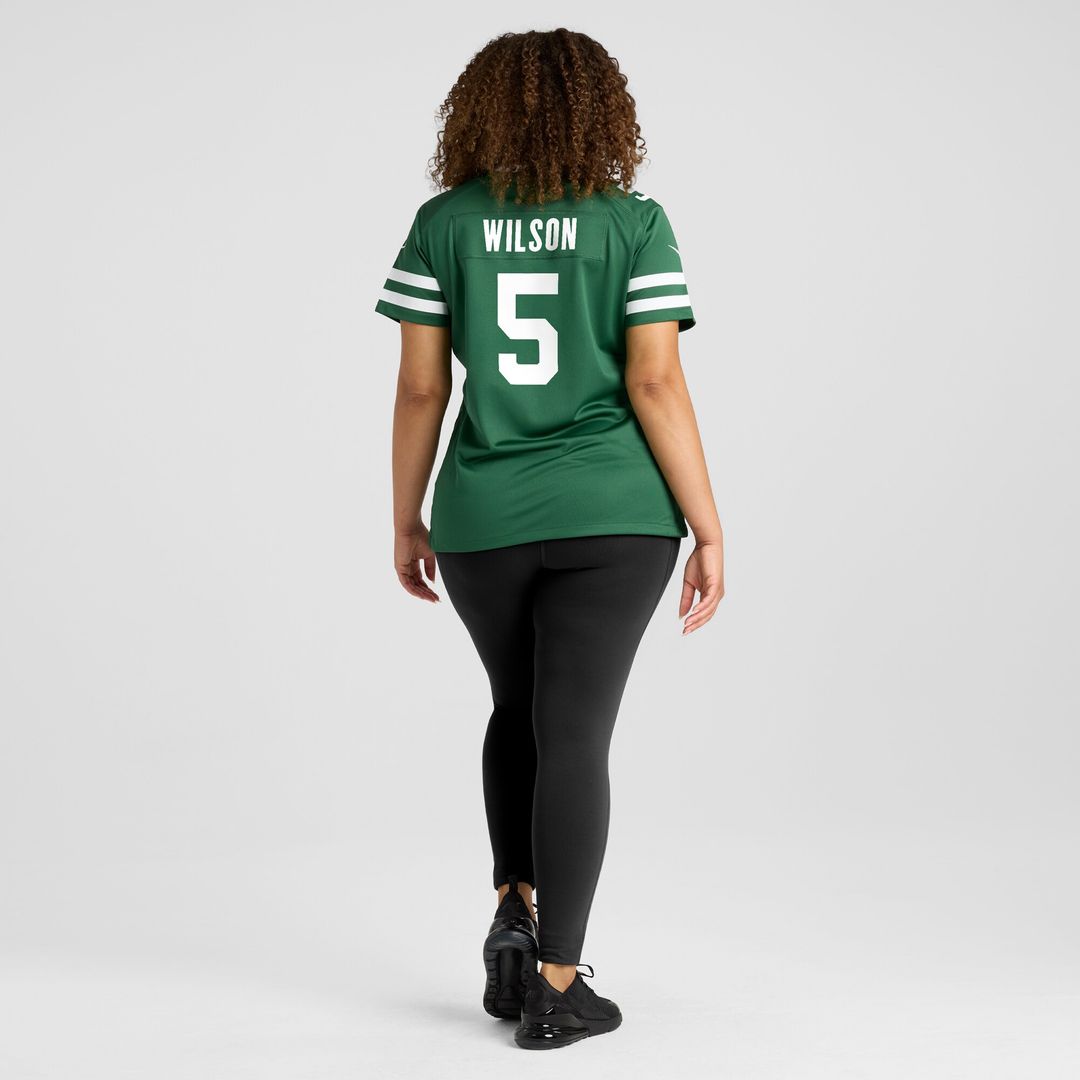 Garrett Wilson New York Jets Women's Alternate Game Jersey - Legacy Black