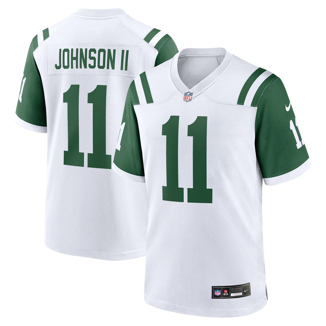 Jermaine Johnson II New York Jets Classic Alternate Game Jersey - White