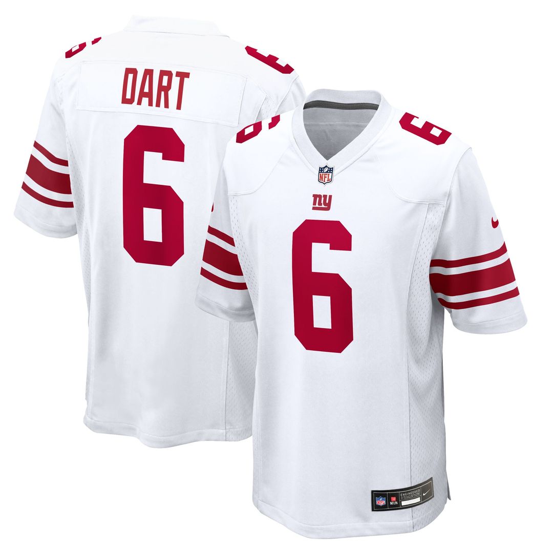 Jaxson Dart New York Giants Team Game Jersey - Royal
