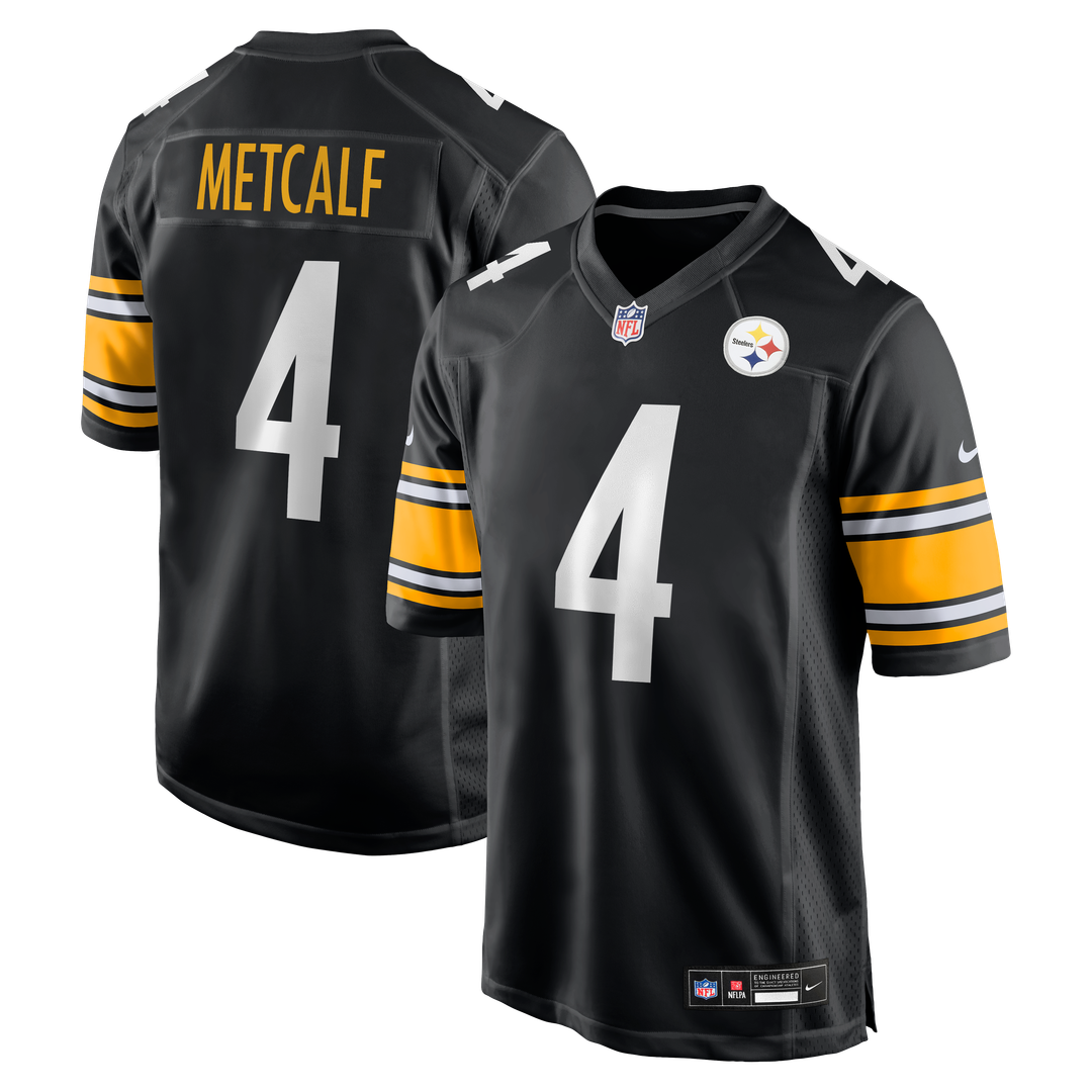 DK Metcalf Pittsburgh Steelers Game Player Jersey - Black