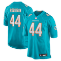 Chop Robinson Miami Dolphins Game Jersey - Aqua
