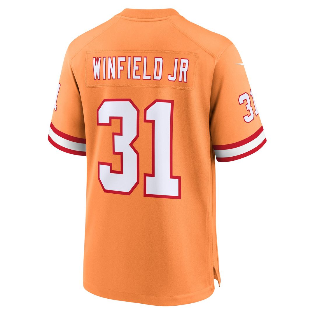 Antoine Winfield Jr. Tampa Bay Buccaneers Throwback Game Jersey - Orange