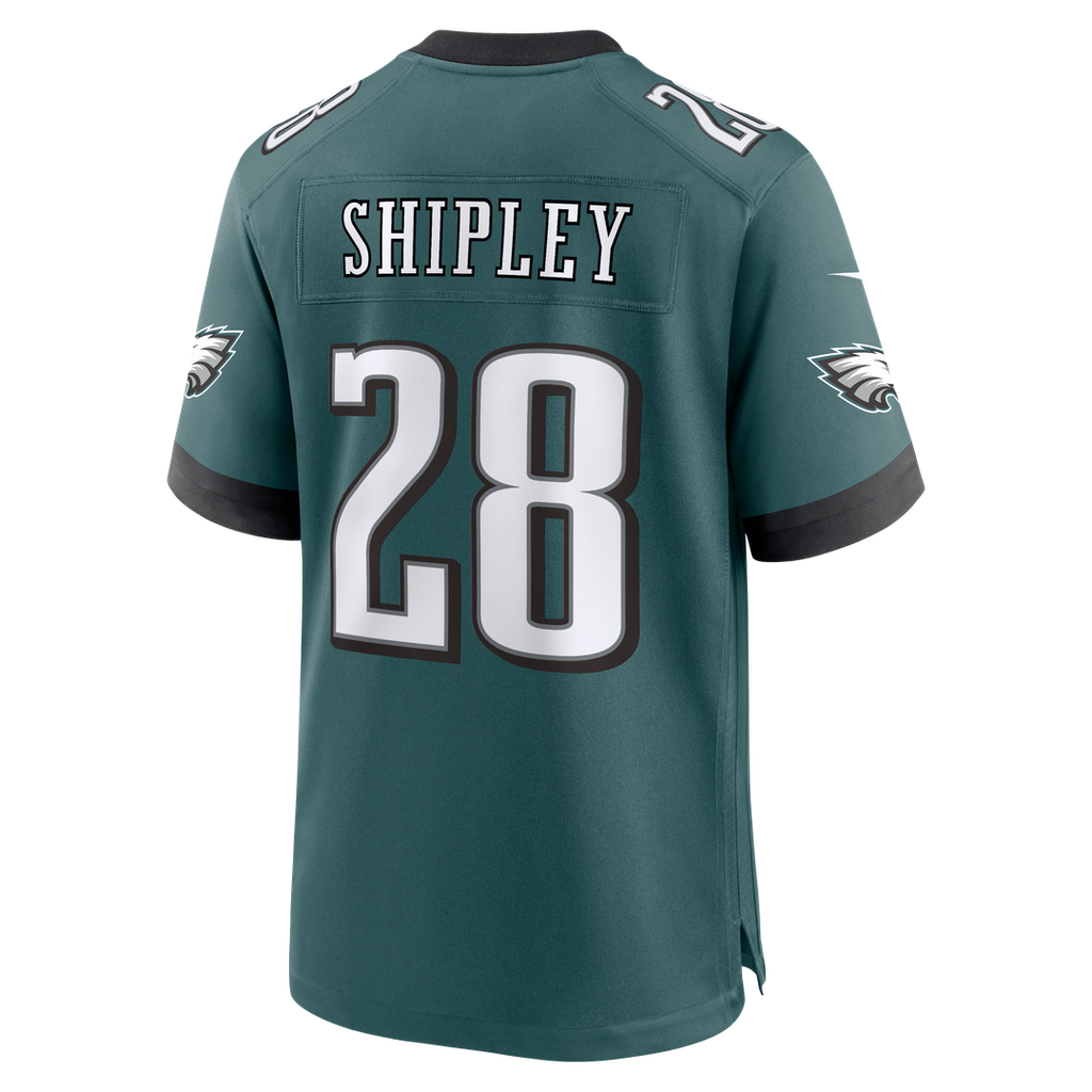 Will Shipley Philadelphia Eagles Team Game Jersey - Midnight Green