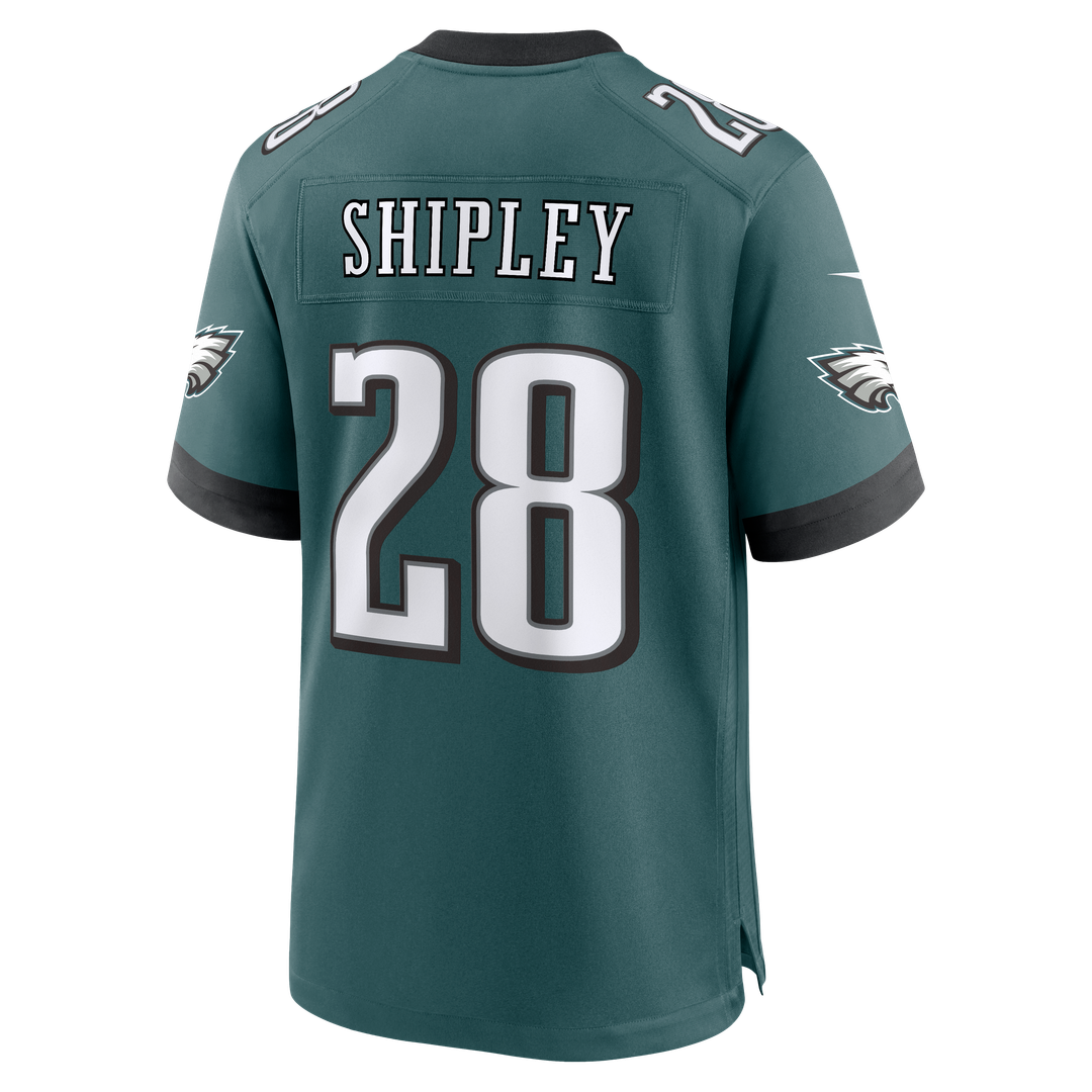 Will Shipley Philadelphia Eagles Team Game Jersey - Midnight Green