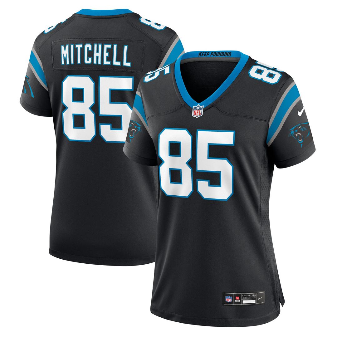 James Mitchell Carolina Panthers Women's Team Game Jersey - Black