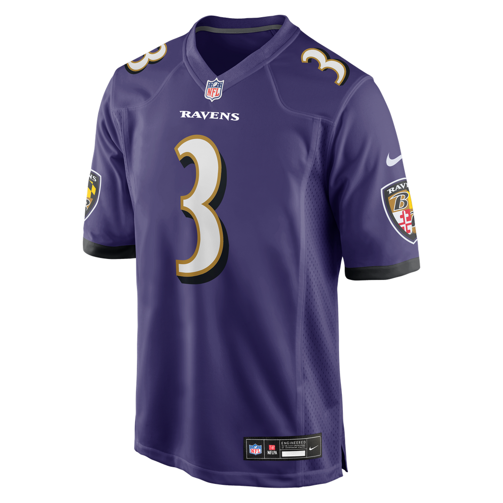 Chidobe Awuzie Baltimore Ravens Team Game Jersey - Purple