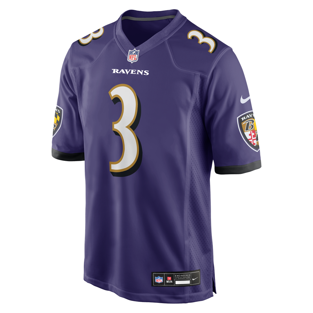 Chidobe Awuzie Baltimore Ravens Team Game Jersey - Purple