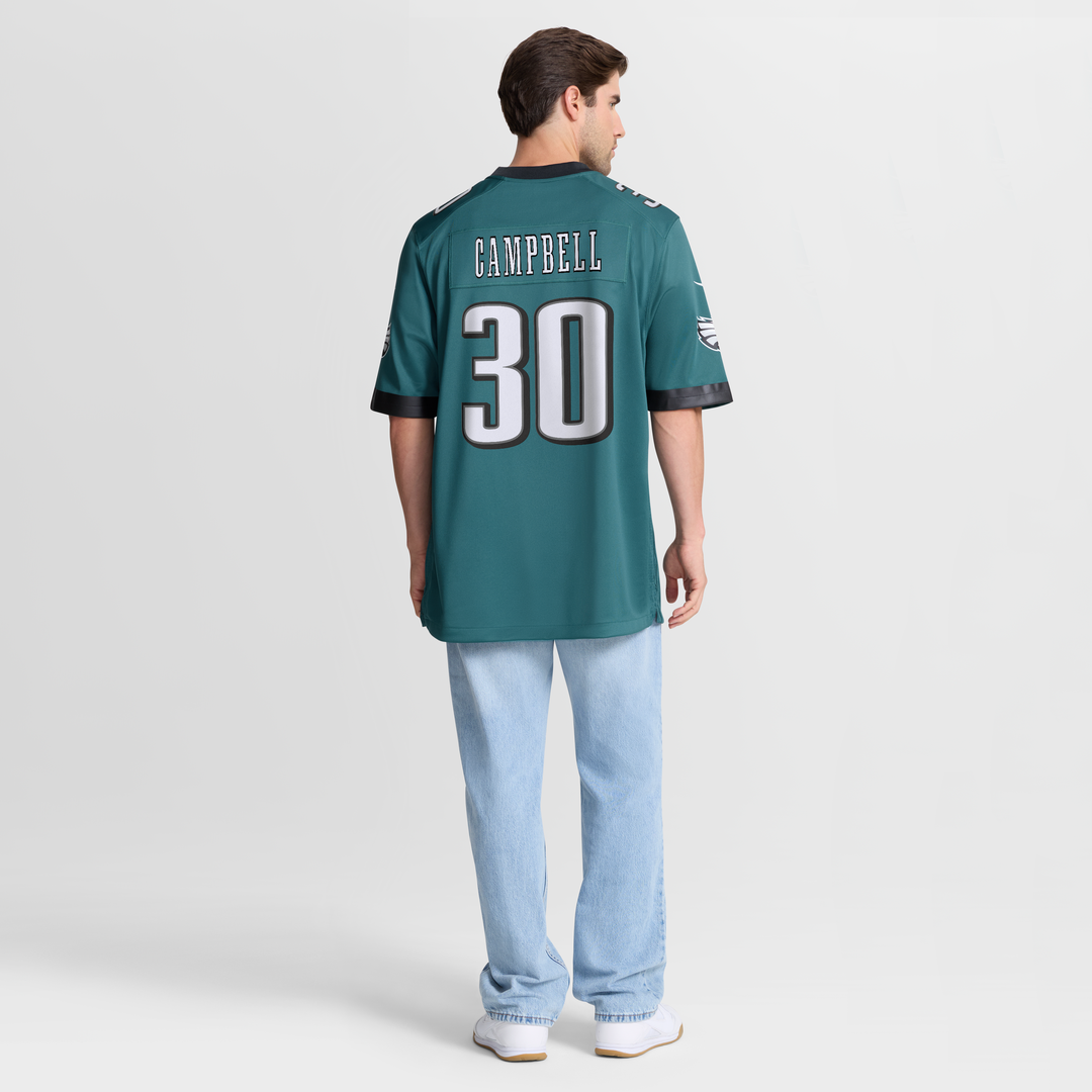 Jihaad Campbell Philadelphia Eagles Game Player Jersey - Green