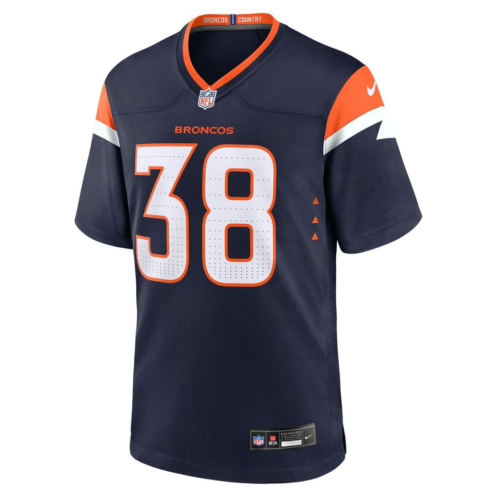 Jaleel McLaughlin Denver Broncos Team Game Jersey - Orange