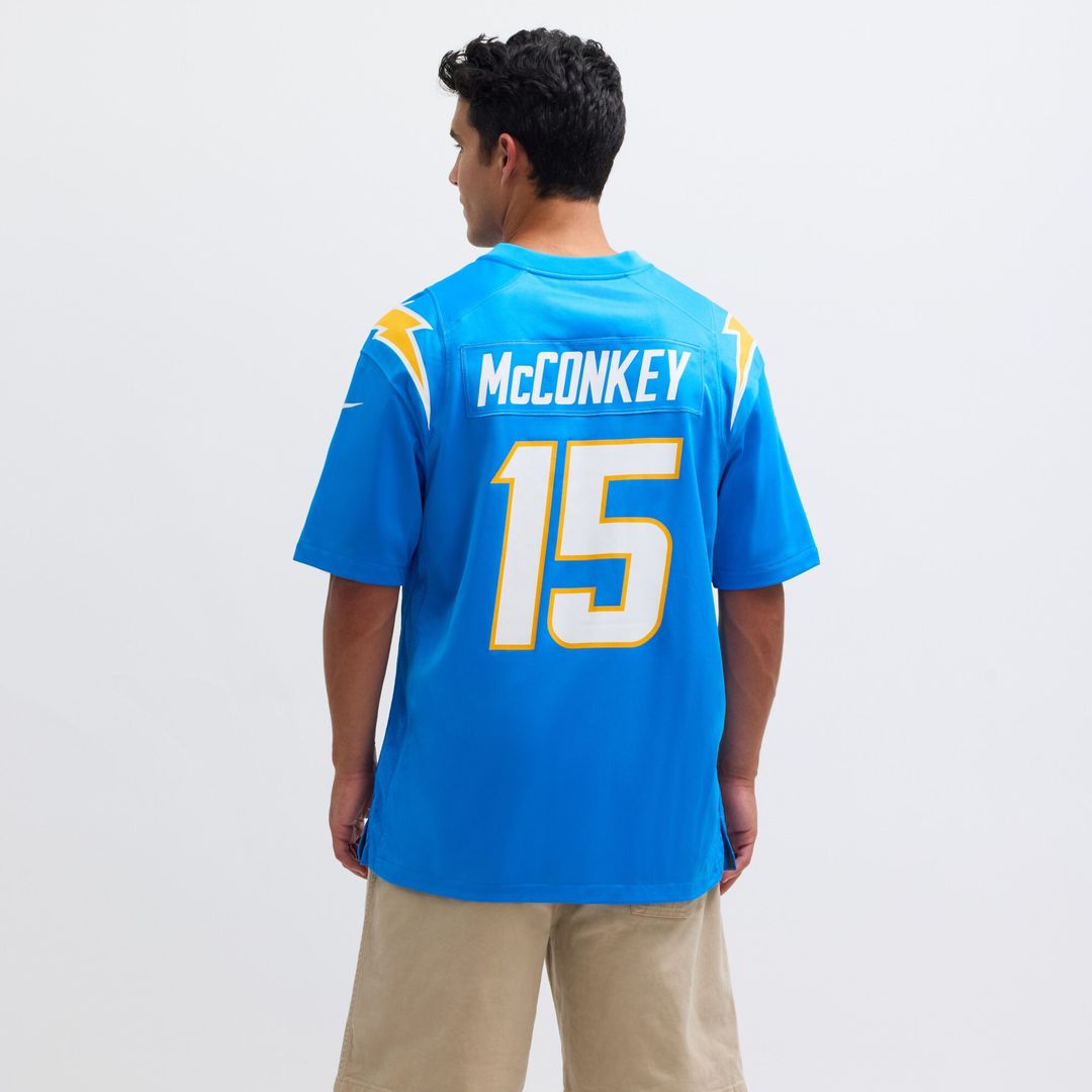 Ladd McConkey Los Angeles Chargers Alternate Charger Power Game Player Jersey - Gold