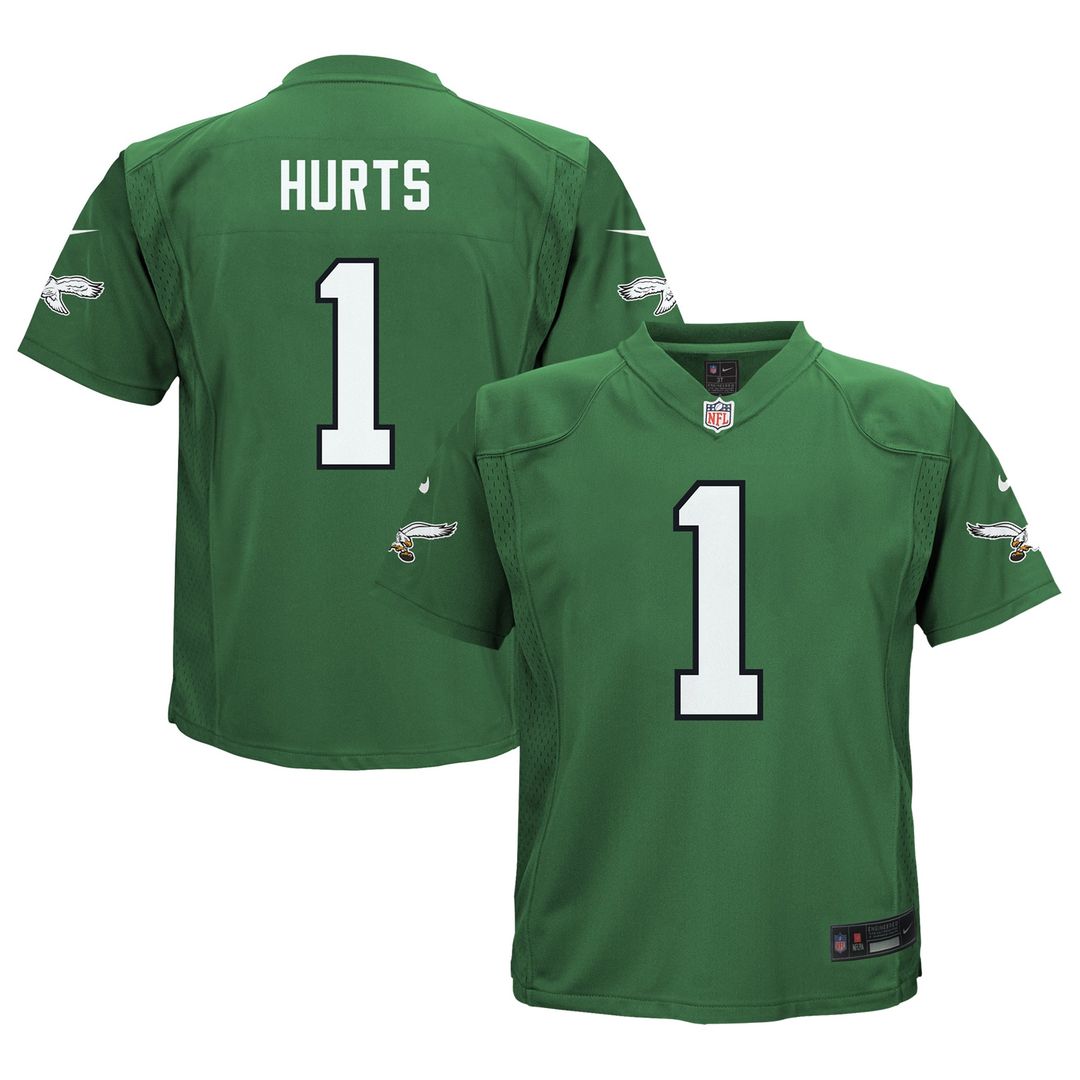 Jalen Hurts Philadelphia Eagles Toddler Game Jersey - Kelly Green
