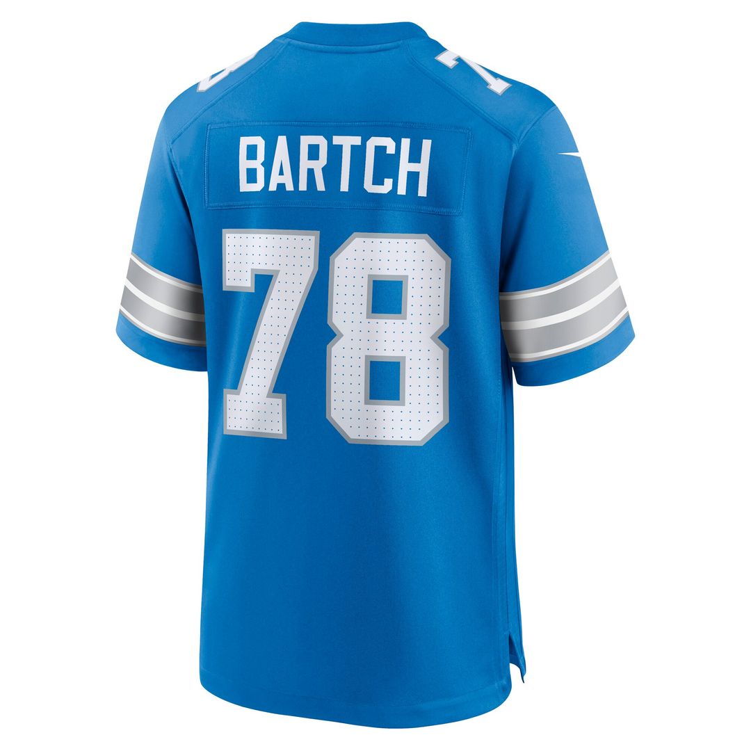 Ben Bartch Detroit Lions Team Game Jersey - Blue