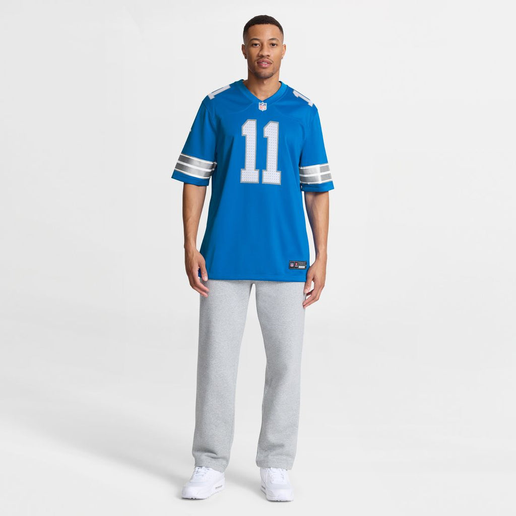 Damone Clark Detroit Lions Team Game Jersey - Blue