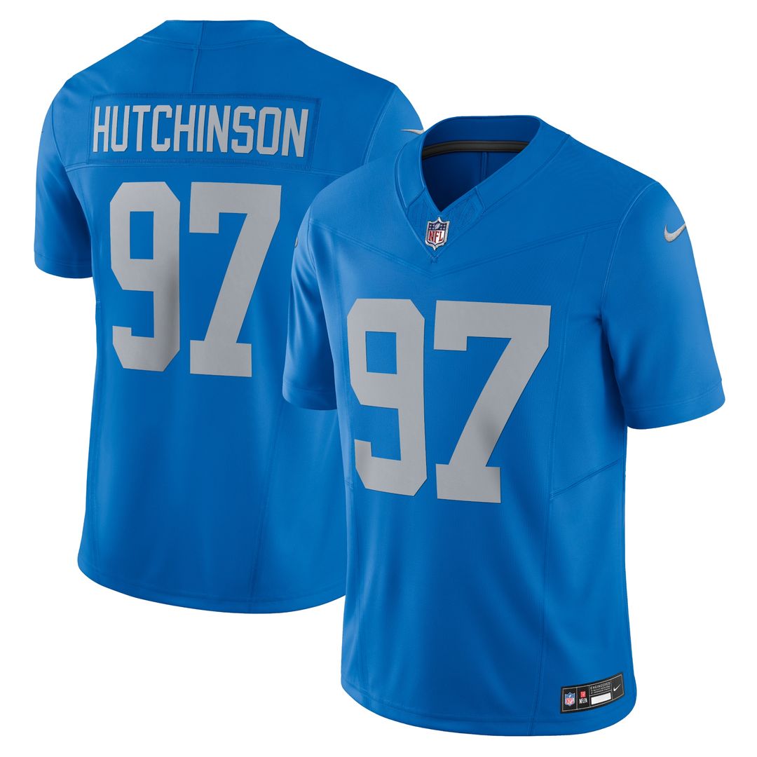 Aidan Hutchinson Detroit Lions Nike 2nd Alternate Vapor F.U.S.E. Limited Jersey - Black