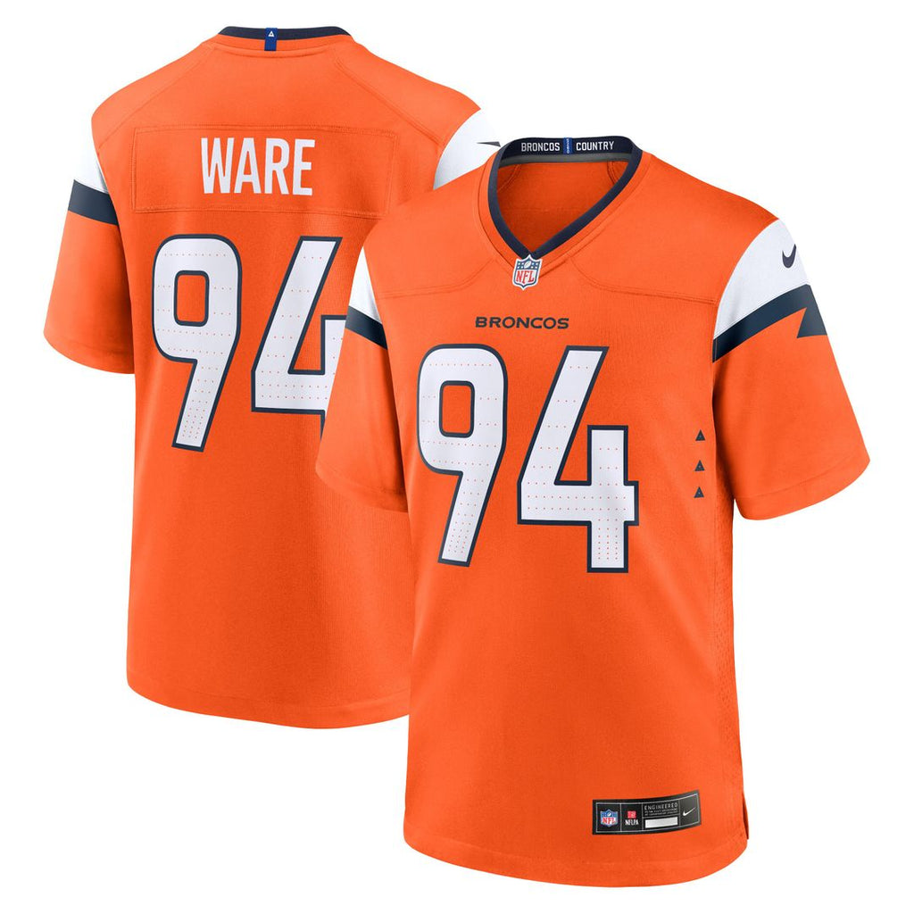 DeMarcus Ware Denver Broncos Team Retired Game Jersey - Orange