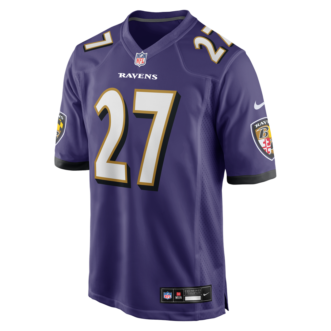 T.J. Tampa Baltimore Ravens Team Game Jersey - Purple