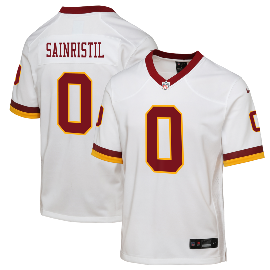 Mike Sainristil Washington Commanders Youth Hail Raiser Alternate Game Jersey - Black