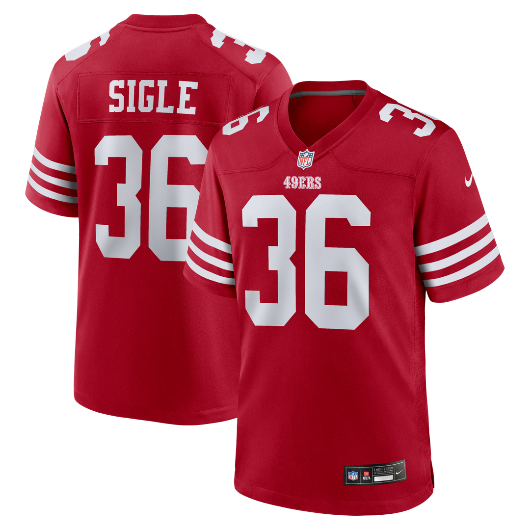 Marques Sigle San Francisco 49ers Team Game Jersey - Scarlet