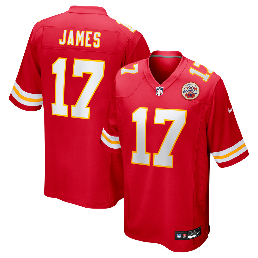 Richie James Kansas City Chiefs Game Jersey - Red