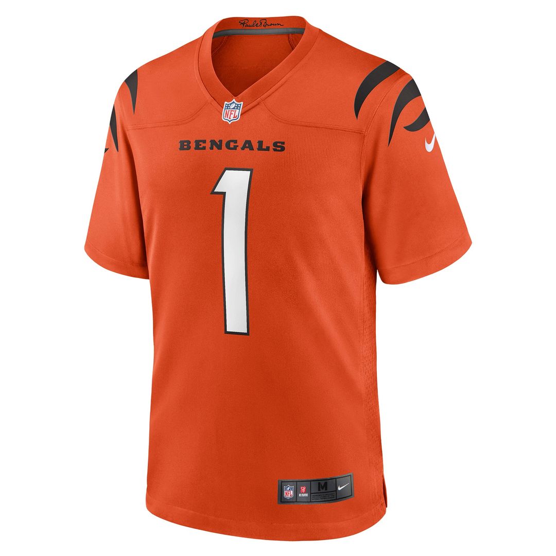 Ja'Marr Chase Cincinnati Bengals Alternate Game Jersey - Orange