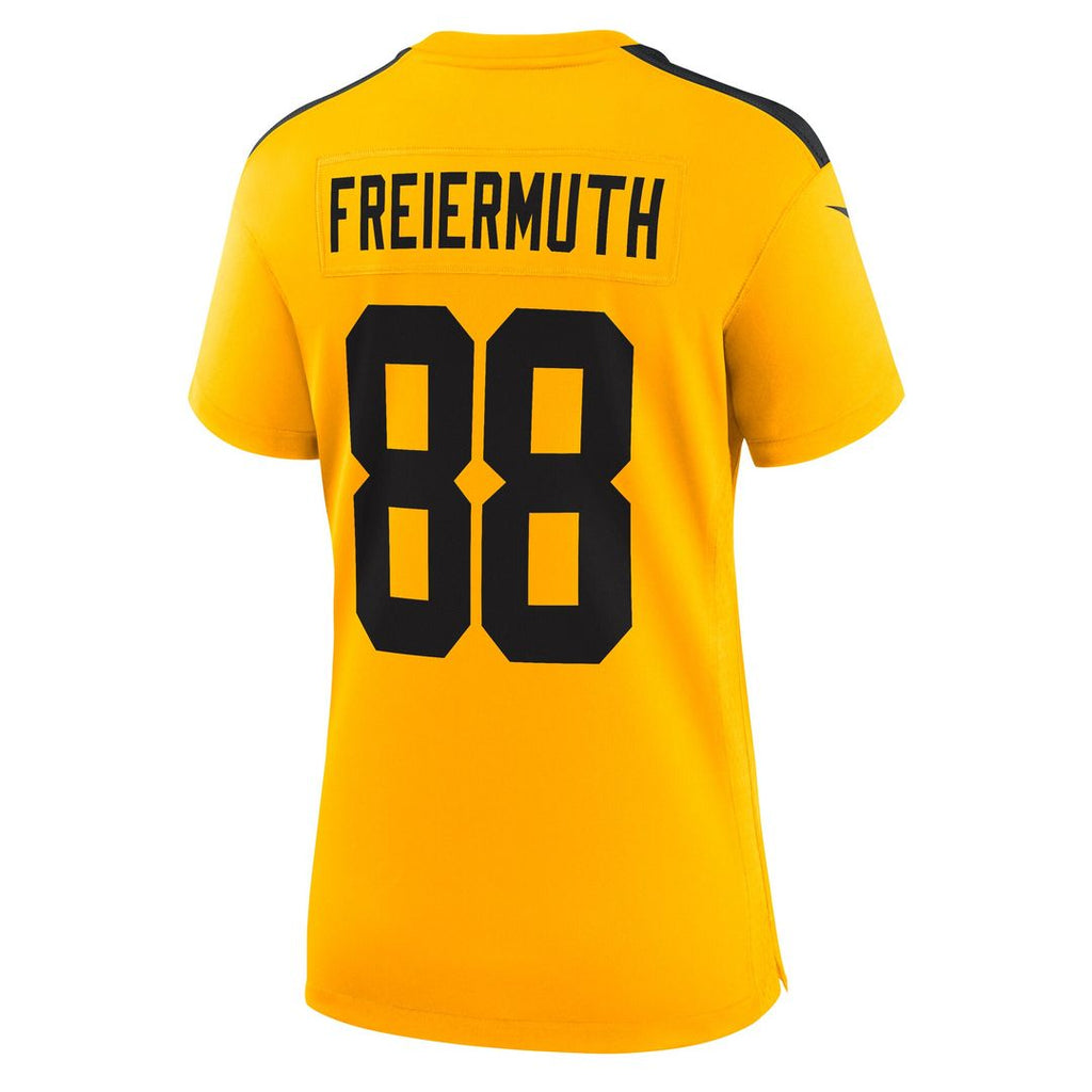Pat Freiermuth Pittsburgh Steelers Women's Alternate 1933 Throwback Game Jersey - Gold
