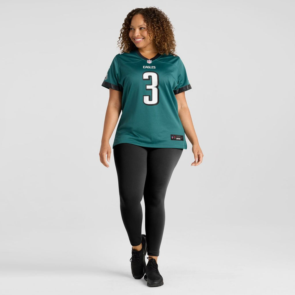 Nolan Smith Philadelphia Eagles Women's Team Game Jersey - Midnight Green