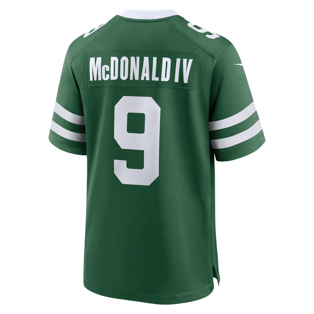 Will McDonald IV New York Jets Team Game Jersey - Legacy Green