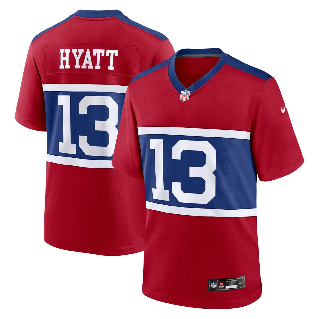 Jalin Hyatt New York Giants Youth Game Jersey - Red