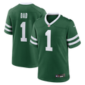 New York Jets #1 Dad Game Jersey - Legacy Green