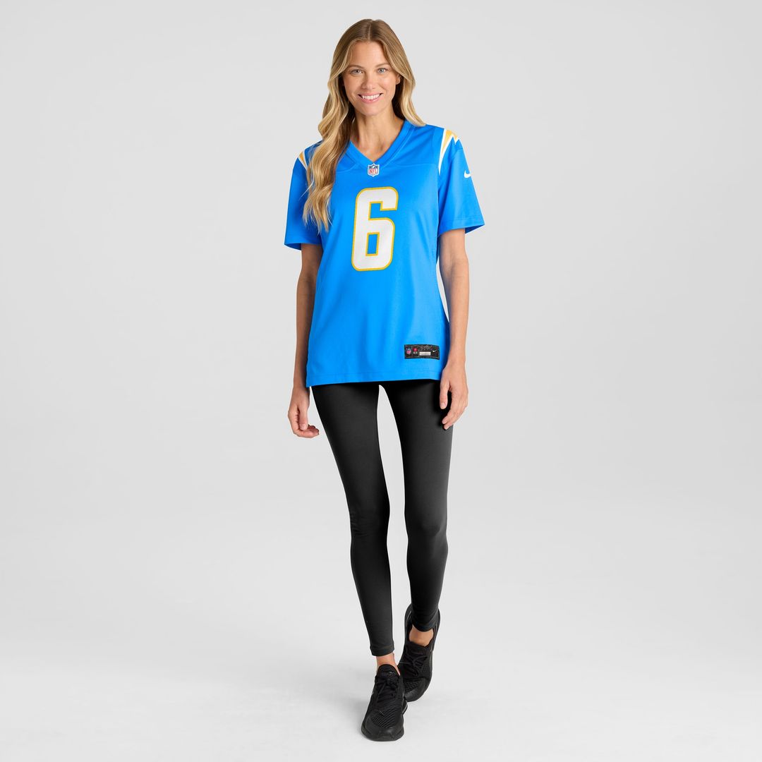 Denzel Perryman Los Angeles Chargers Women's Game Jersey - Powder Blue
