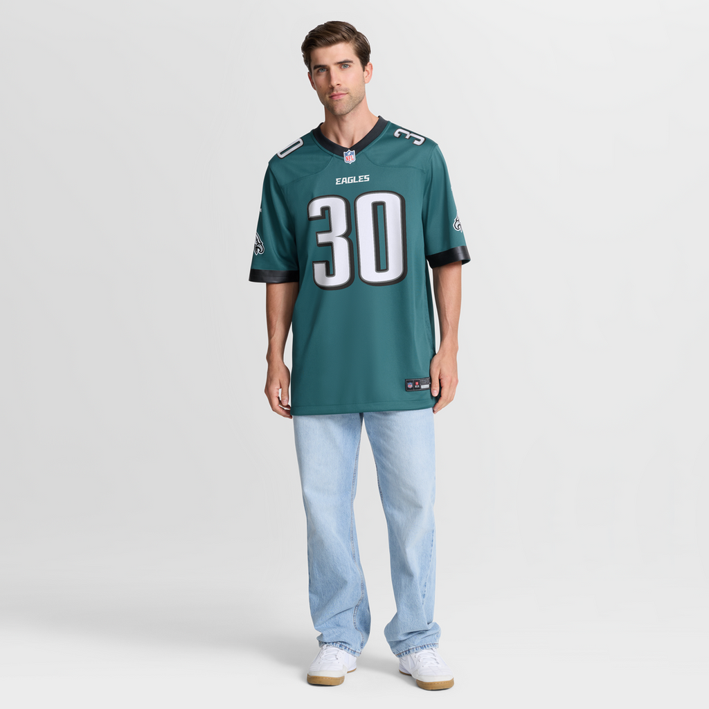 Jihaad Campbell Philadelphia Eagles Game Player Jersey - Green