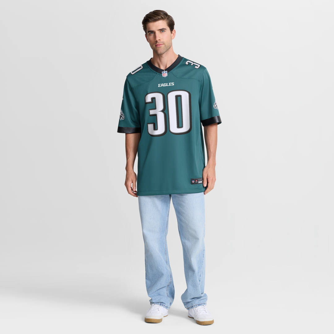 Jihaad Campbell Philadelphia Eagles Game Player Jersey - Green