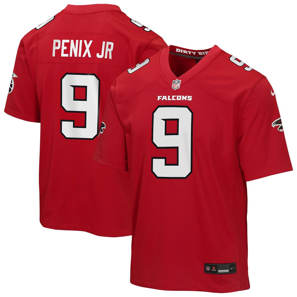 Michael Penix Jr. Atlanta Falcons Youth Alternate Game Jersey - Black