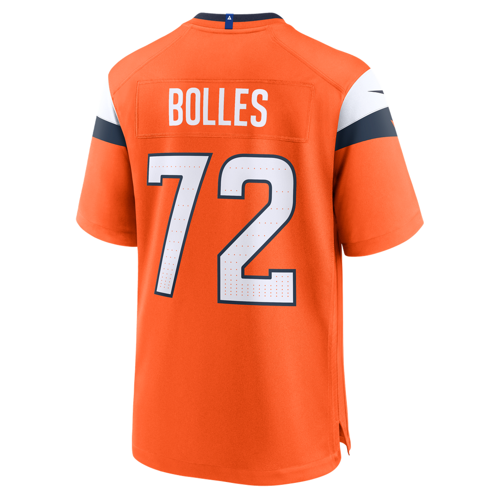 Garett Bolles Denver Broncos Team Game Jersey - Orange