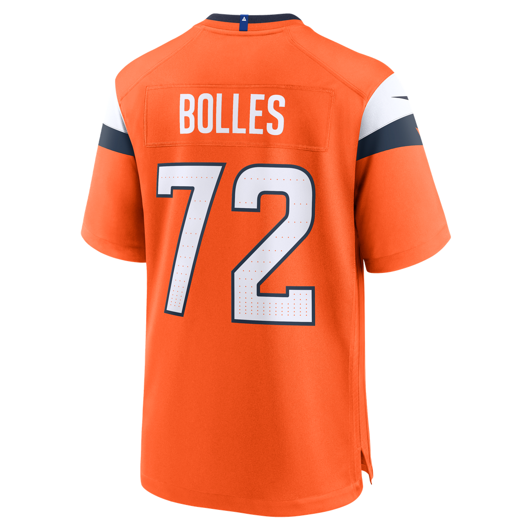 Garett Bolles Denver Broncos Team Game Jersey - Orange