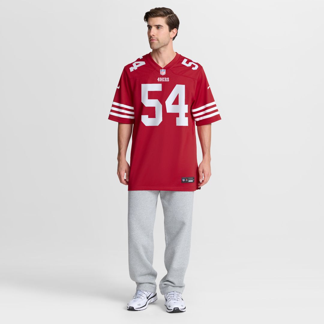 Fred Warner San Francisco 49ers Team Game Player Jersey - White