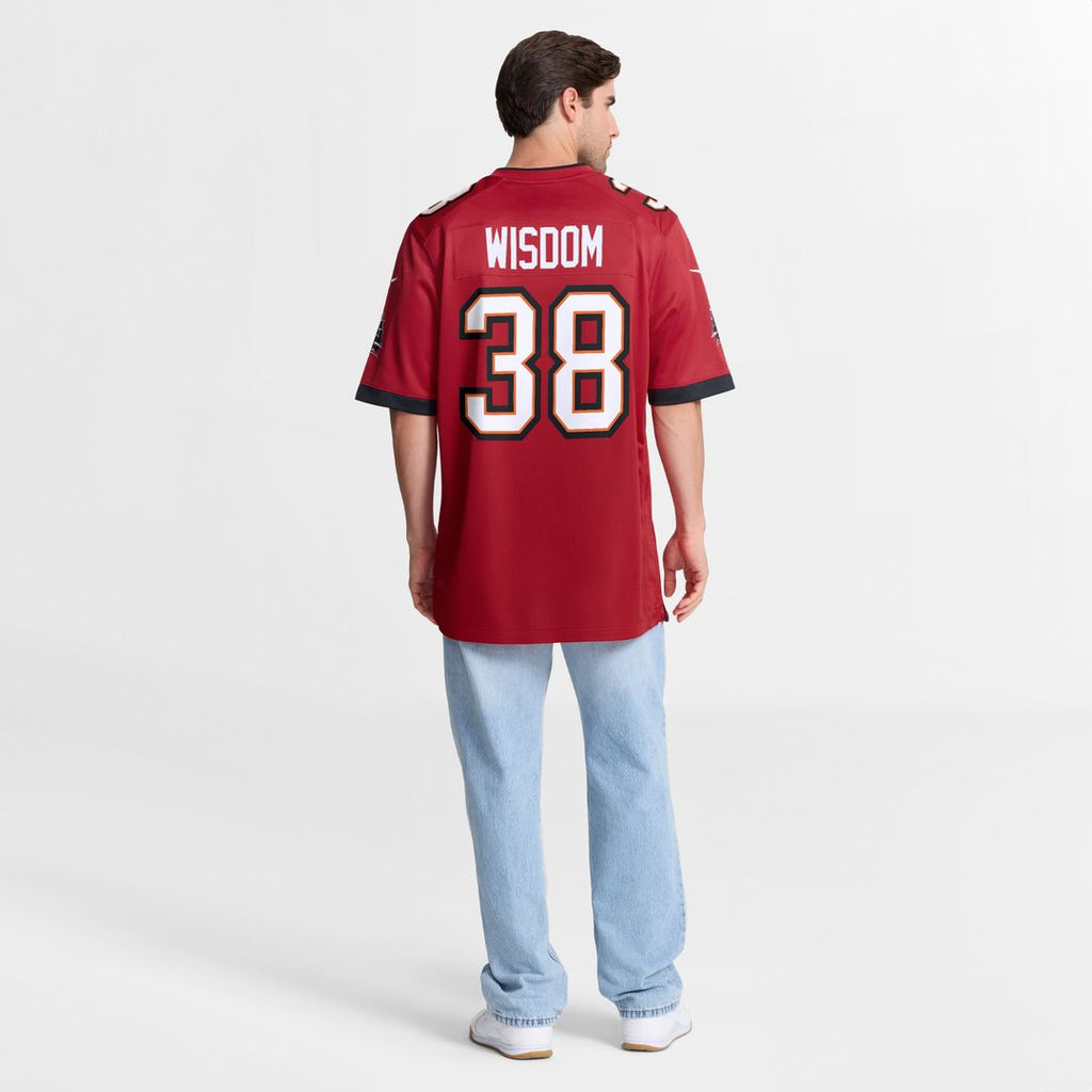 Rashad Wisdom Tampa Bay Buccaneers Team Game Jersey - Red