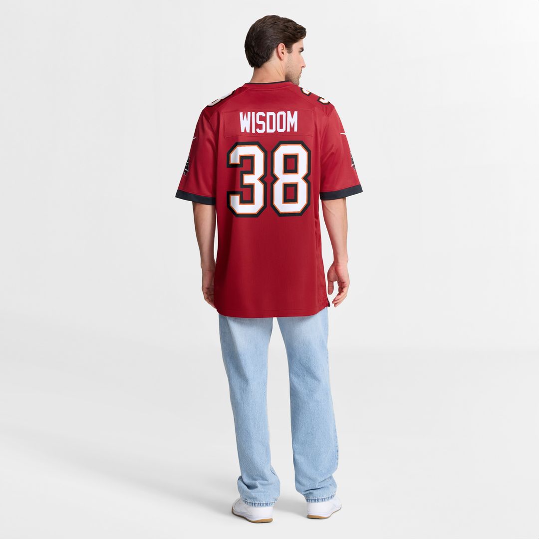 Rashad Wisdom Tampa Bay Buccaneers Team Game Jersey - Red
