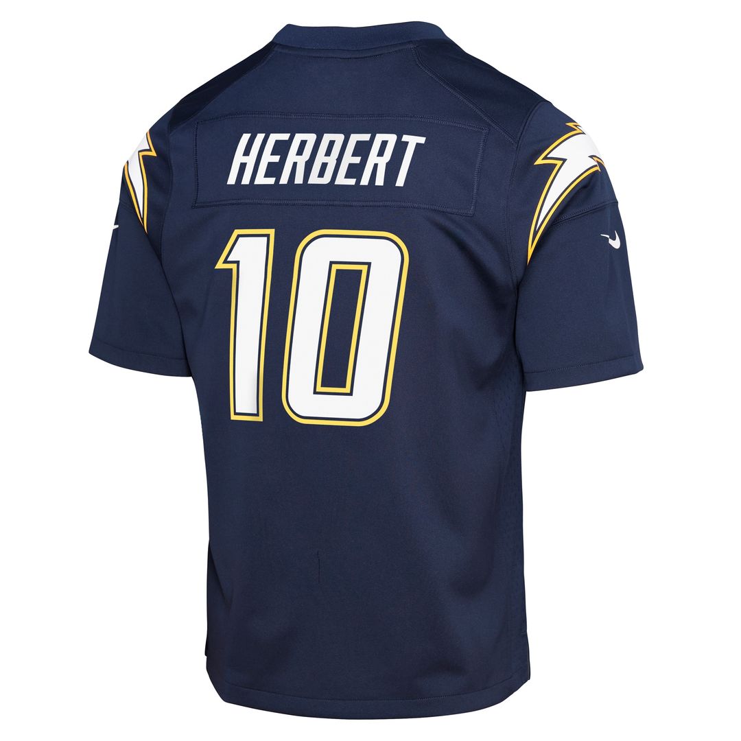 Justin Herbert Los Angeles Chargers Youth Alternate Super Chargers Game Player Jersey - Navy