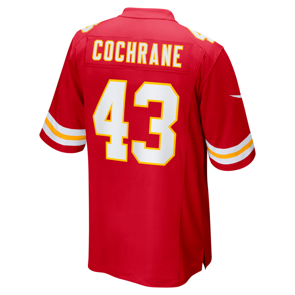 Jack Cochrane Kansas City Chiefs Game Player Jersey - Red