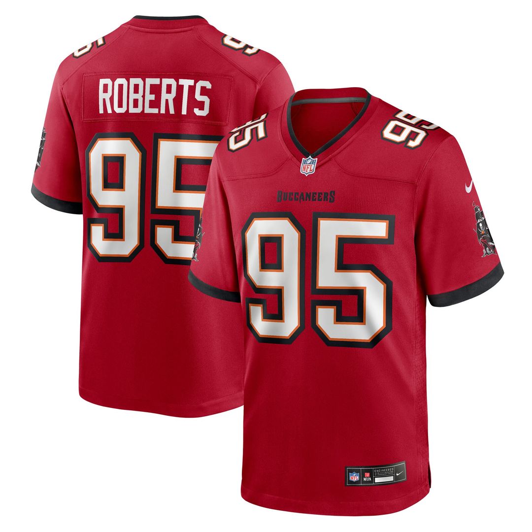 Elijah Roberts Tampa Bay Buccaneers Team Game Jersey - Red