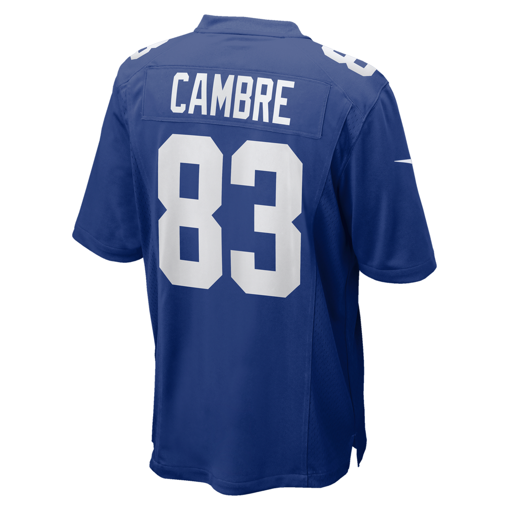 Dalen Cambre New York Giants Nike Team Game Jersey -  Royal