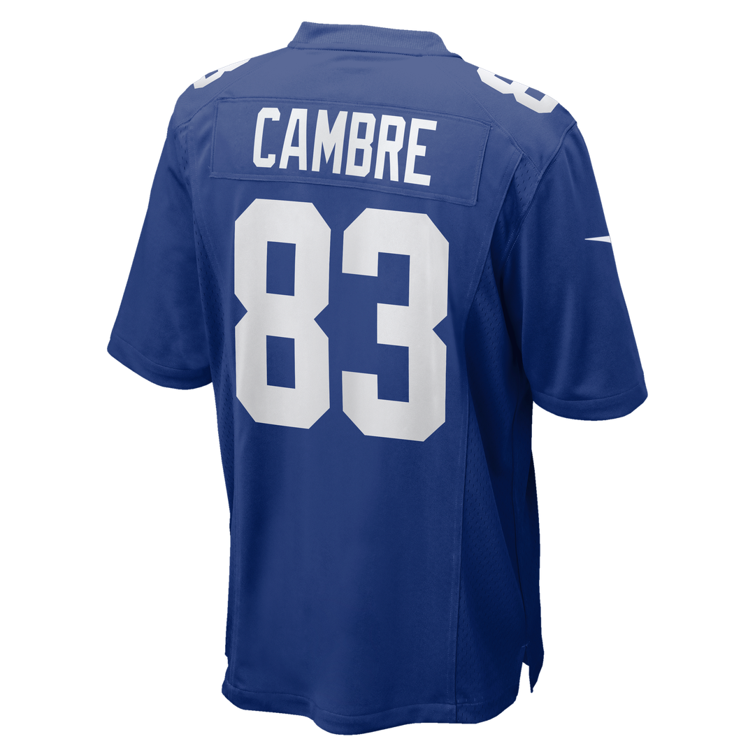 Dalen Cambre New York Giants Team Game Jersey - Royal