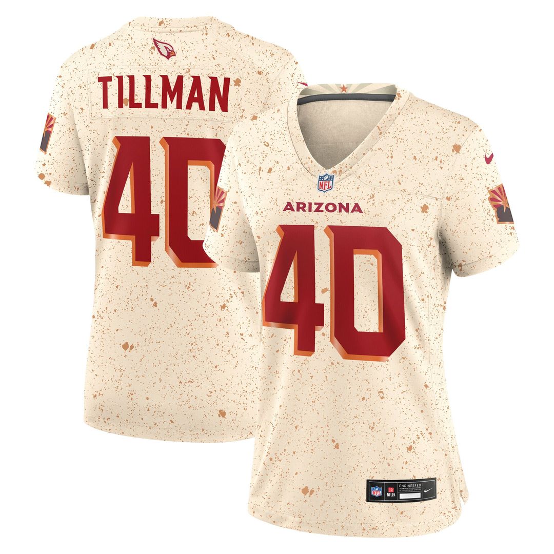 Pat Tillman Arizona Cardinals Women's 2025 Rivalries Collection Retired Player Game Jersey - Natural